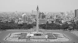 Gambaran dinamika konflik politik nasional dengan tokoh dan simbol partai di panggung publik